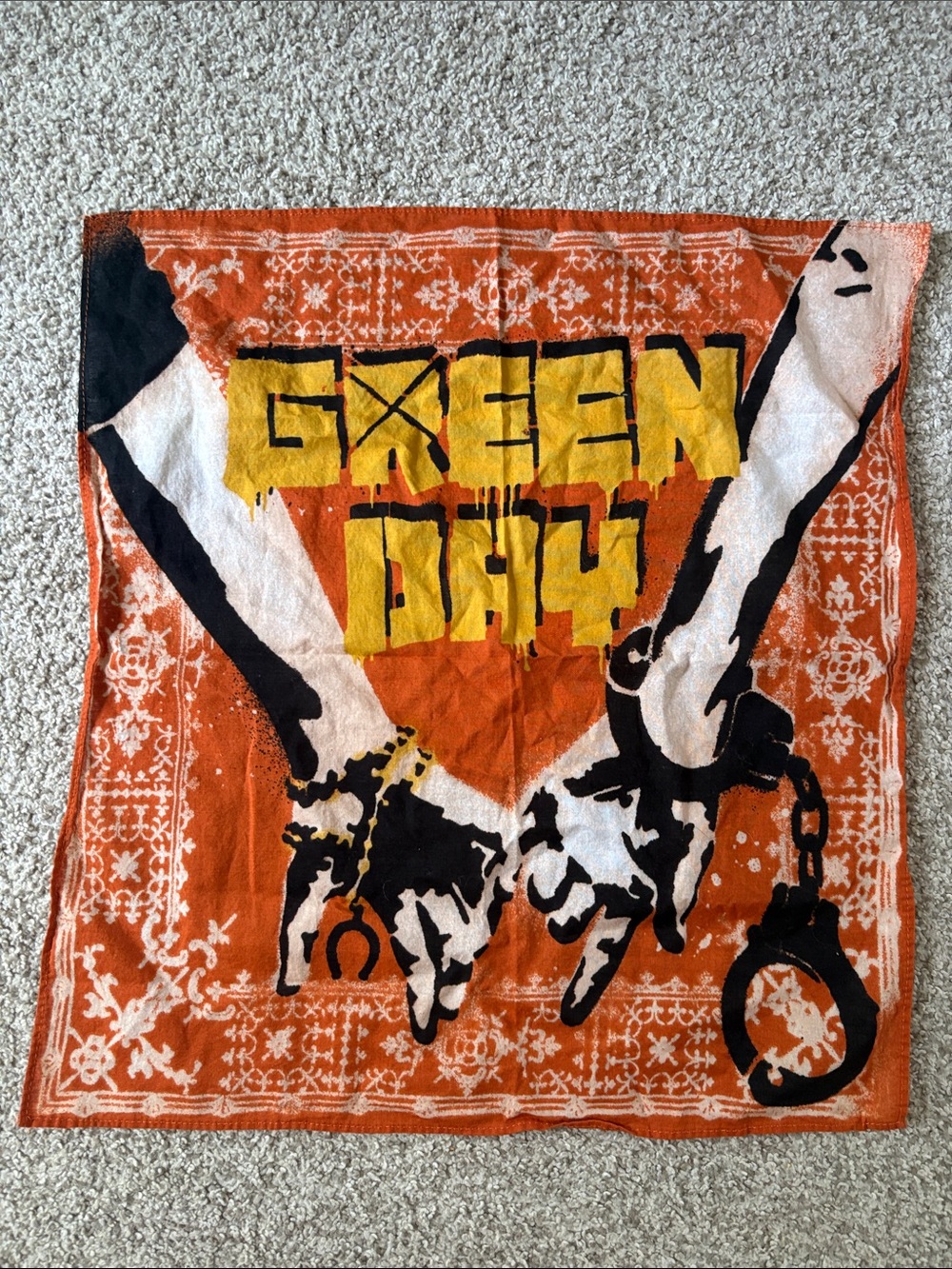Vintage Green Day Bandana